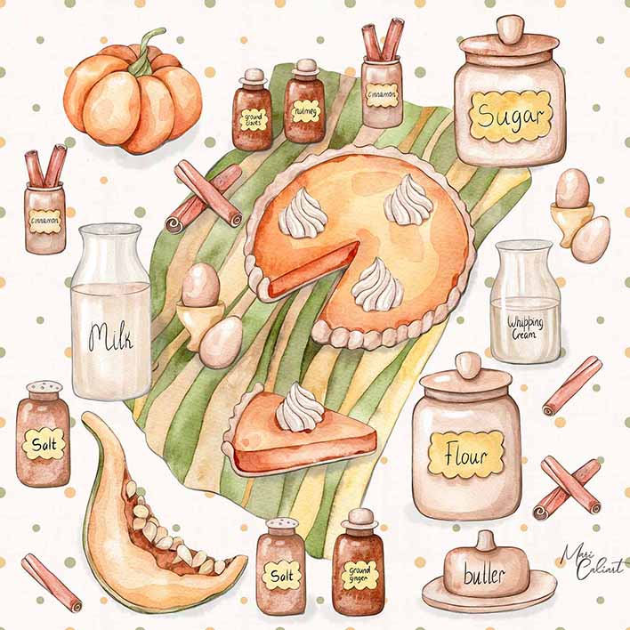 MC – Pumpkin Pie Collection – 1800b © Mari Caliart