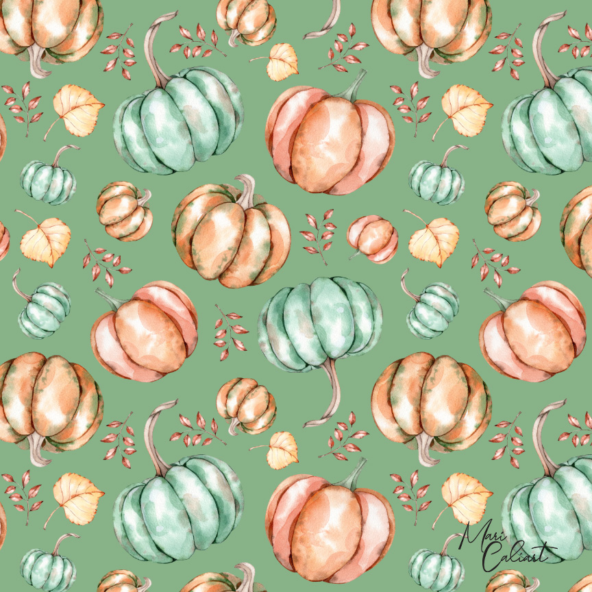 MC – Pumpkins and Leaves Collection – 1000bs © Mari Caliart