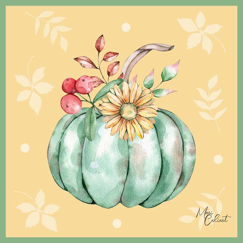 MC – Pumpkins and Leaves Collection – 1109a © Mari Caliart