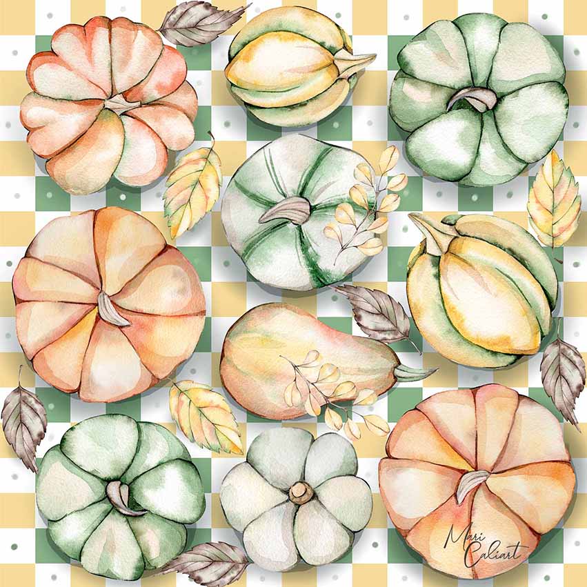 MC – Pumpkins and Leaves Collection – 1112 © Mari Caliart