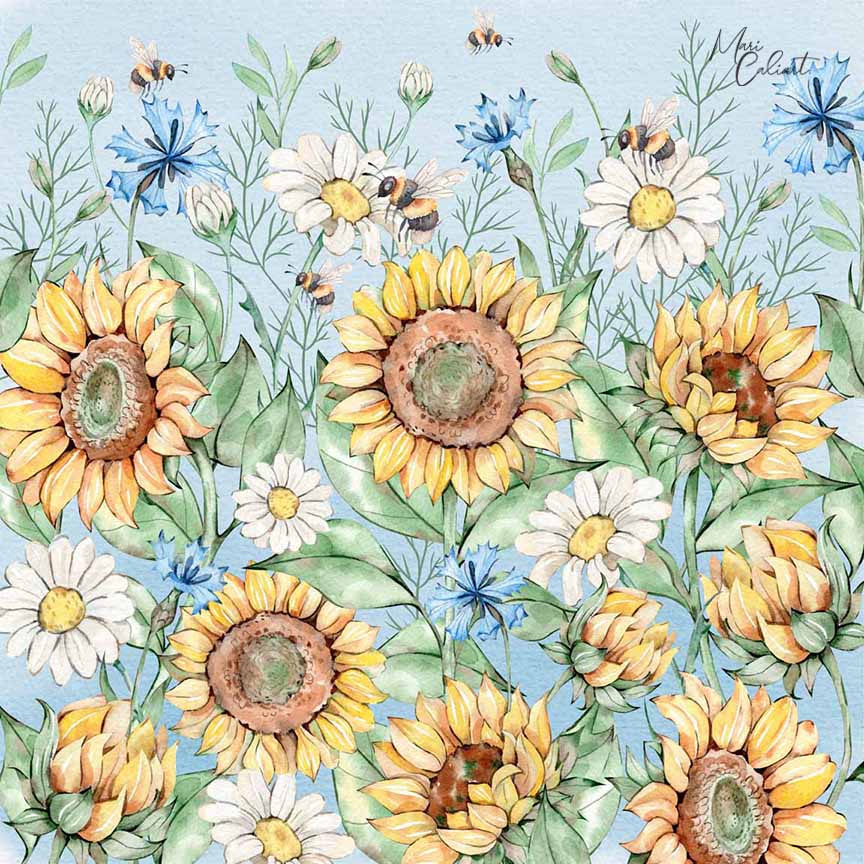 MC – Sunflowers Collection – 2833 © Mari Caliart
