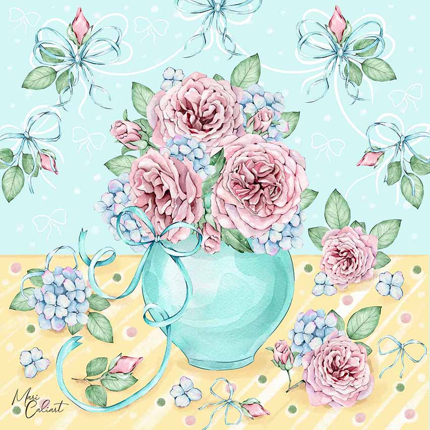 MC – Sweet Bloom Birthday Collection – 2307b © Mari Caliart