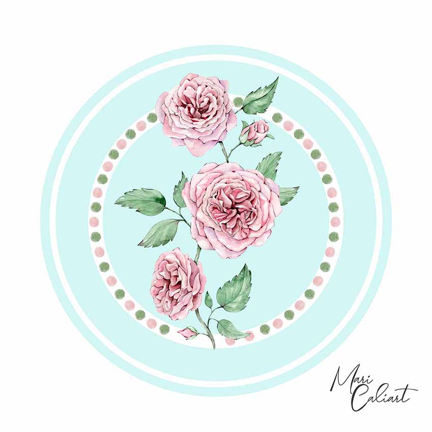 MC – Sweet Bloom Birthday Collection – 2311b © Mari Caliart