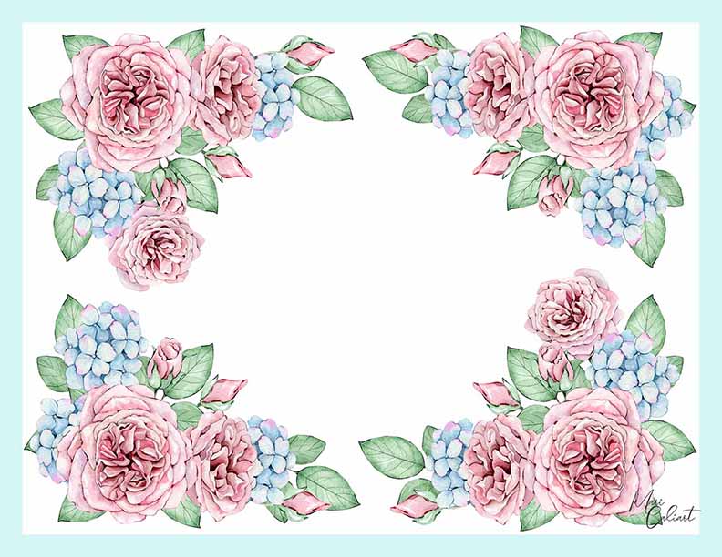 MC – Sweet Bloom Birthday Collection – 2317a © Mari Caliart