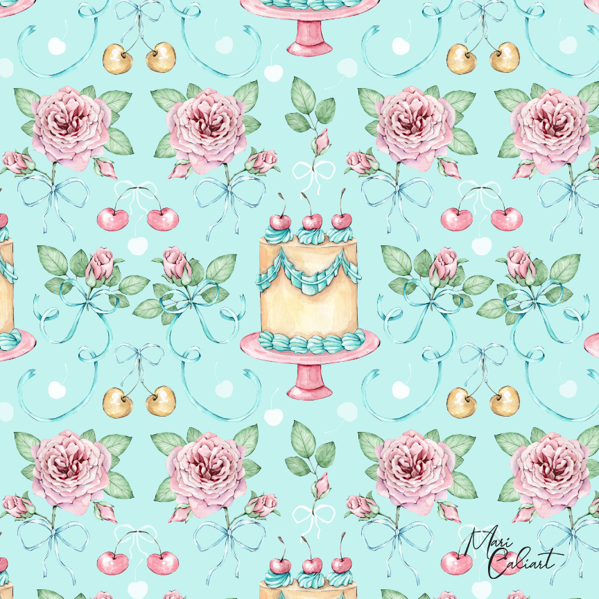 MC – Sweet Bloom Birthday Collection – 2322cs © Mari Caliart