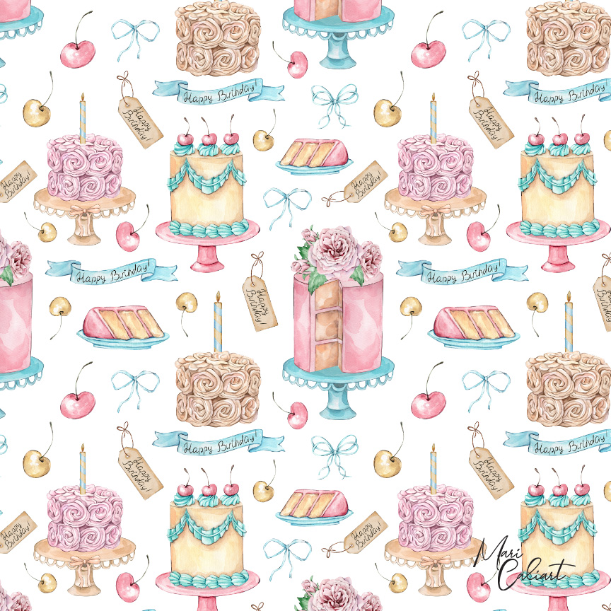 MC – Sweet Bloom Birthday Collection – 2323as © Mari Caliart