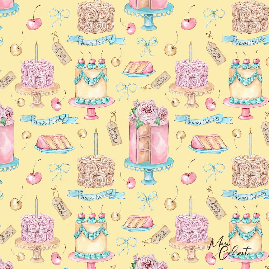 MC – Sweet Bloom Birthday Collection – 2323bs © Mari Caliart