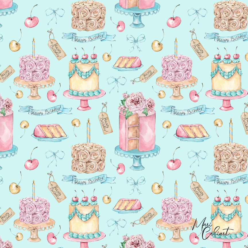 MC – Sweet Bloom Birthday Collection – 2323cs © Mari Caliart