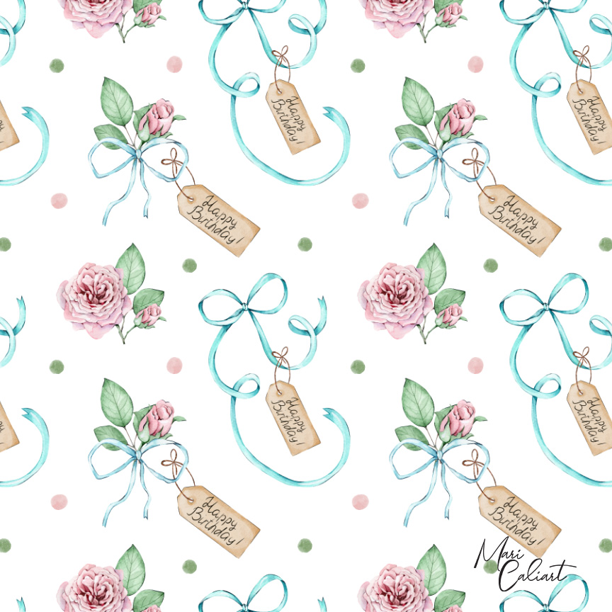 MC – Sweet Bloom Birthday Collection – 2325as © Mari Caliart