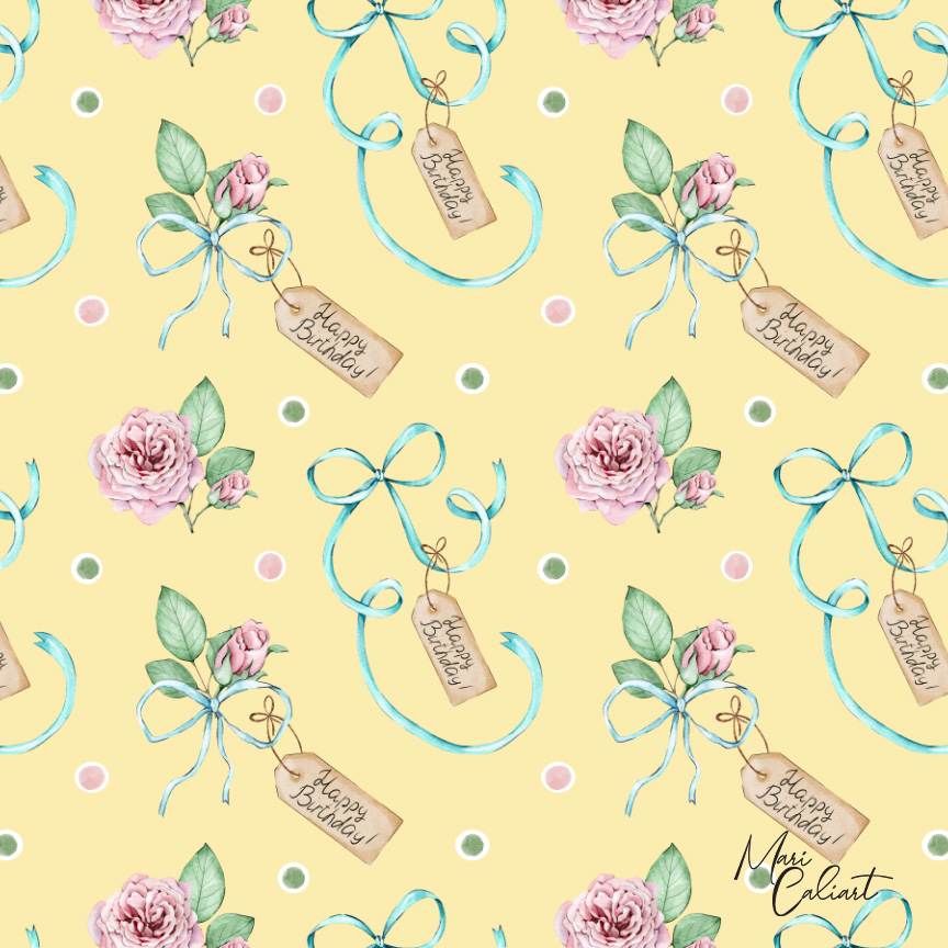 MC – Sweet Bloom Birthday Collection – 2325bs © Mari Caliart