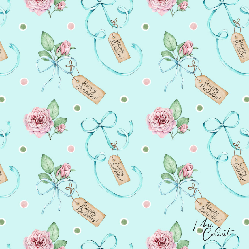 MC – Sweet Bloom Birthday Collection – 2325cs © Mari Caliart