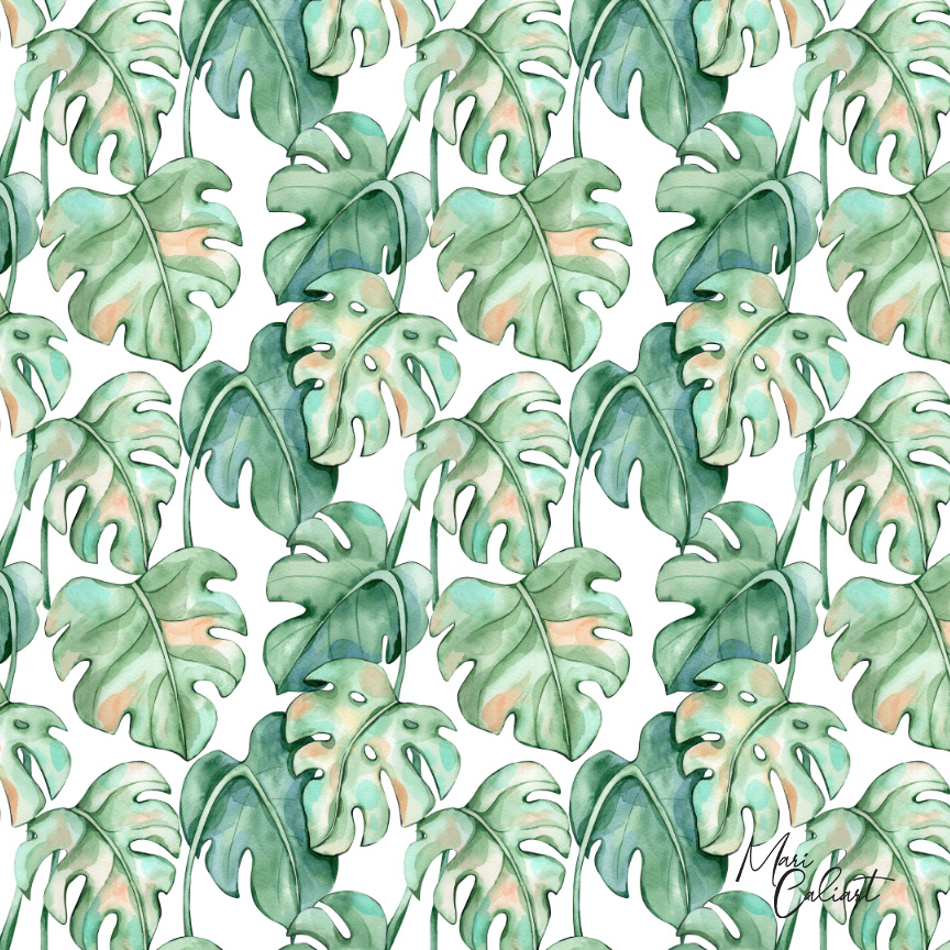 MC – Tropical Leaves Collection – 2400as © Mari Caliart