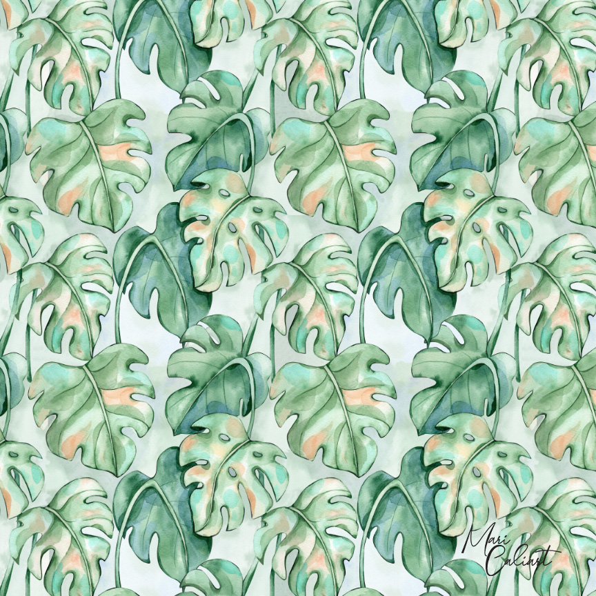 MC – Tropical Leaves Collection – 2400bs © Mari Caliart