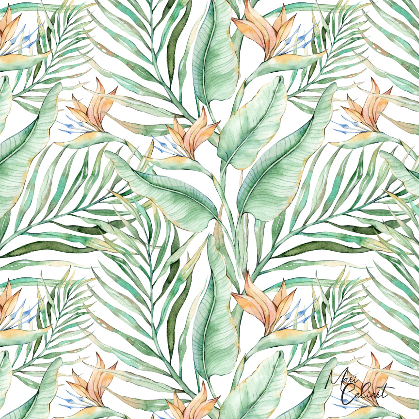 MC – Tropical Leaves Collection – 2401as © Mari Caliart