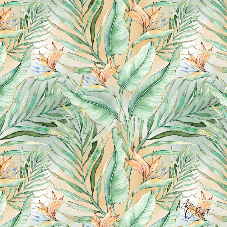 MC – Tropical Leaves Collection – 2401bs © Mari Caliart