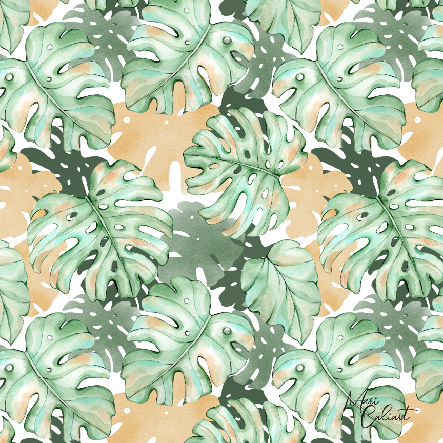 MC – Tropical Leaves Collection – 2403as © Mari Caliart