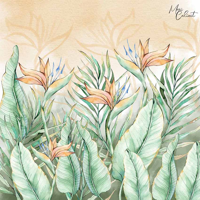 MC – Tropical Leaves Collection – 2409a © Mari Caliart