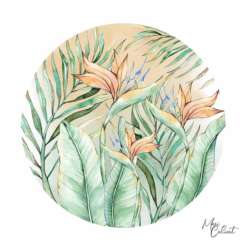 MC – Tropical Leaves Collection – 2414b © Mari Caliart