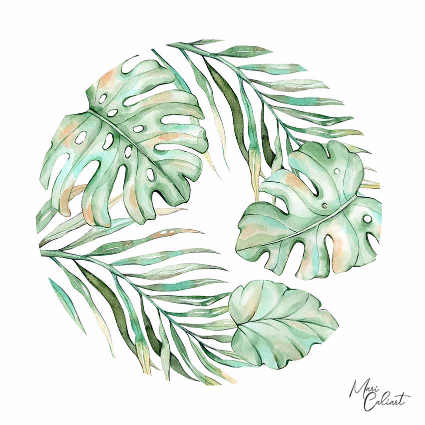 MC – Tropical Leaves Collection – 2415a © Mari Caliart